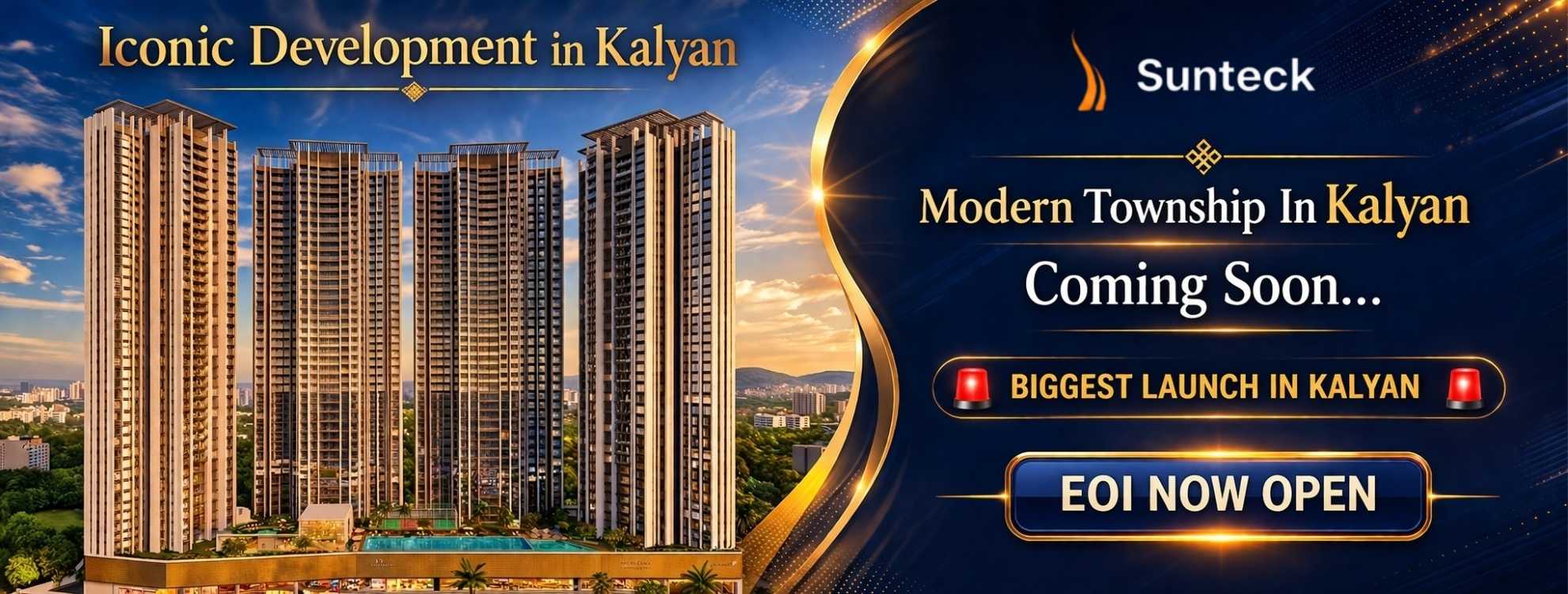Sunteck New Launch | Luxury Apartment in Kalyan